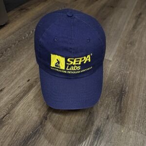 SEPA Labs‎ Pathology Hat Navy Blue Yellow Promo Doctor Med School Cancer Nursing